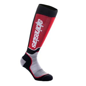 Κάλτσες Alpinestars MX Plus μαύρο-κόκκινο-γκρι