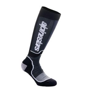 Παιδικές κάλτσες Alpinestars MX Plus Ασπρόμαυρες