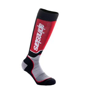 Παιδικές κάλτσες Alpinestars MX Plus Μαύρο-Κόκκινο-Γκρι