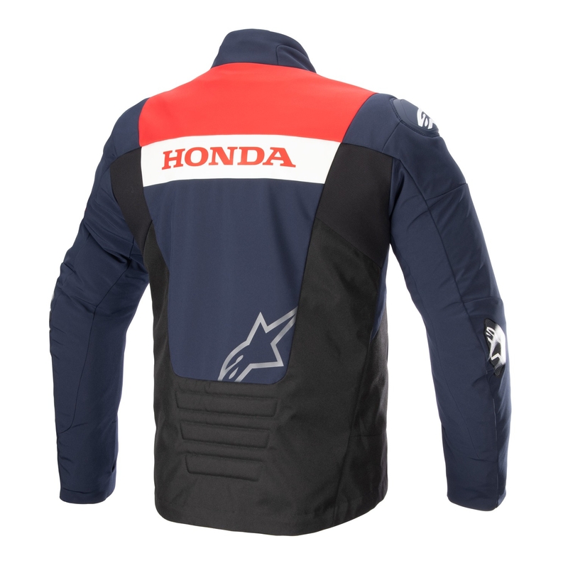 Αδιάβροχο μπουφάν μοτοσικλέτας Alpinestars SMX Honda μπλε-μαύρο-κόκκινο-λευκό