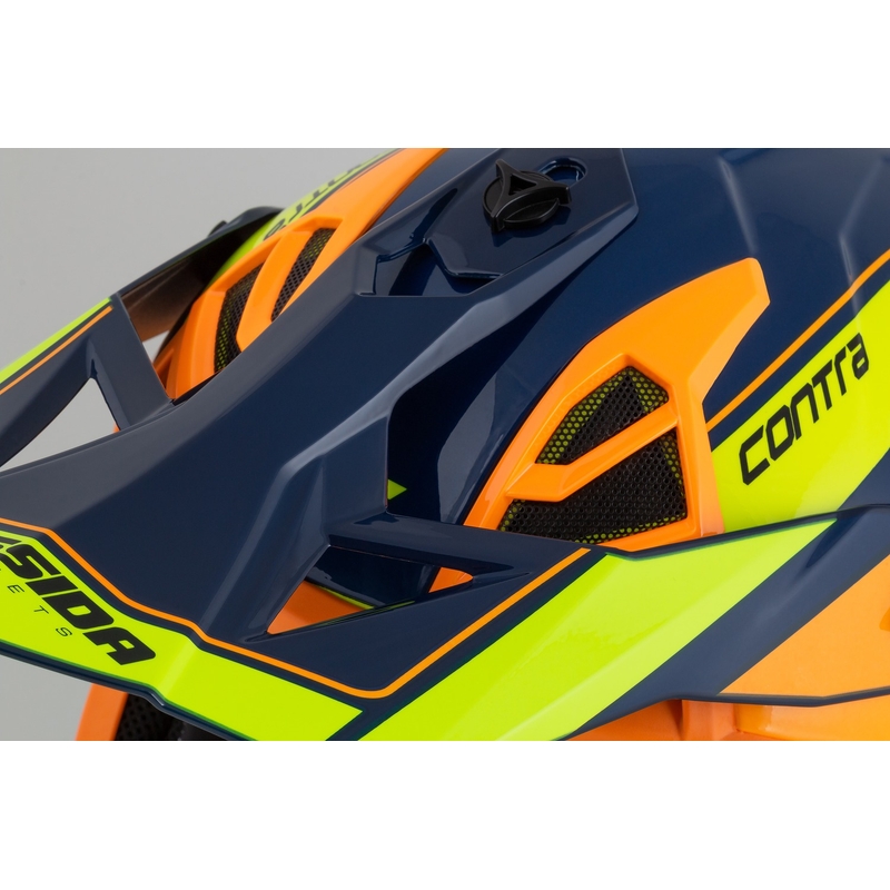 Cassida Cross Pro 2 Contra fluo κίτρινο-πορτοκαλί-μπλε κράνος motocross