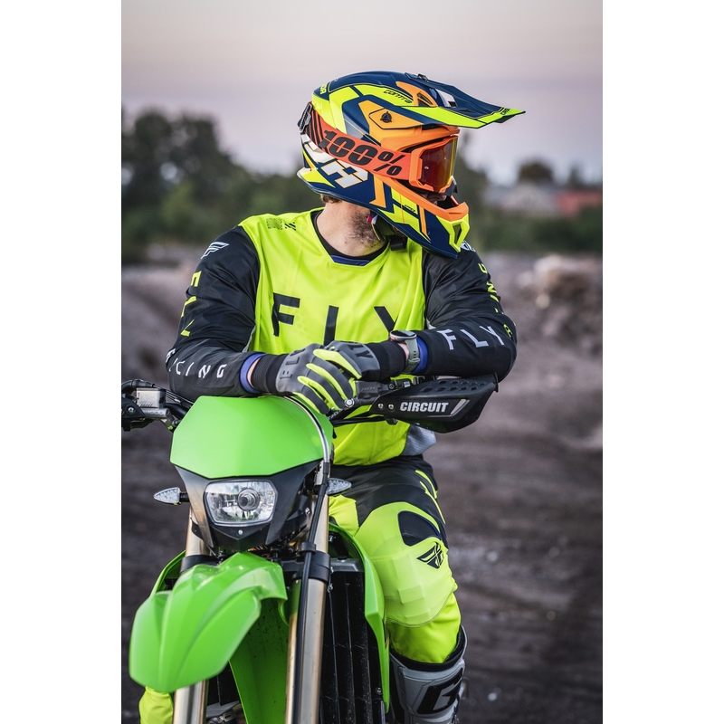 Cassida Cross Pro 2 Contra fluo κίτρινο-πορτοκαλί-μπλε κράνος motocross