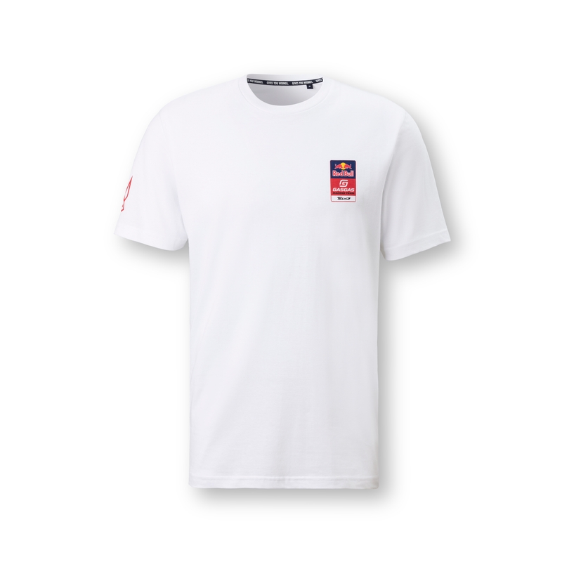 T-shirt Red Bull Augusto Fernandez GasGas MotoGP λευκό