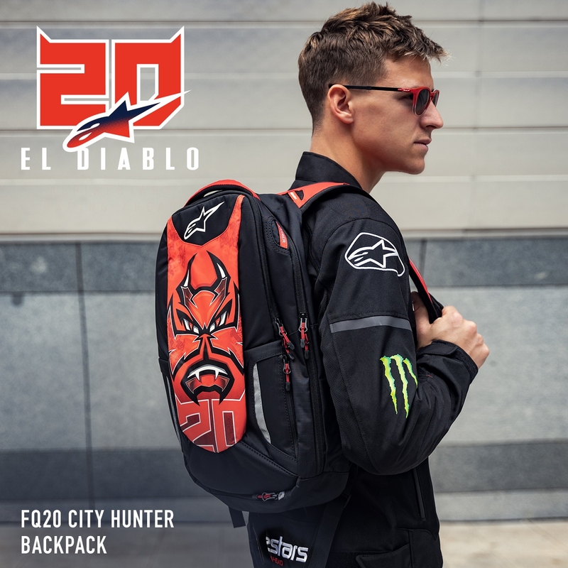 Σακίδιο πλάτης Alpinestars City Hunter FQ20 2024 μαύρο-κόκκινο-λευκό