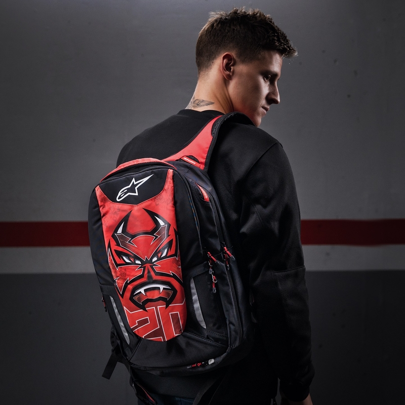 Σακίδιο πλάτης Alpinestars City Hunter FQ20 2024 μαύρο-κόκκινο-λευκό