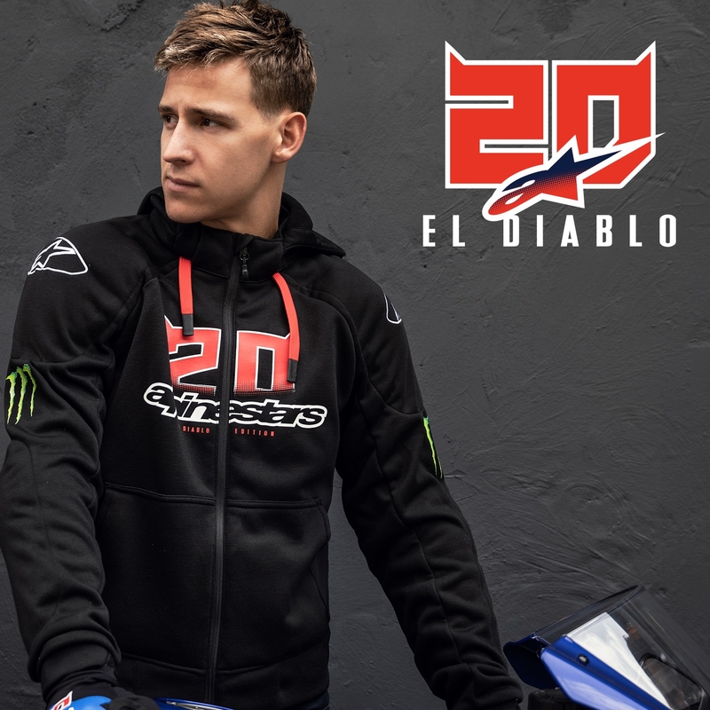 Alpinestars Chrome Ignition Monster FQ20 Μαύρο-κόκκινο-λευκό-πράσινο μπουφάν μοτοσικλέτας