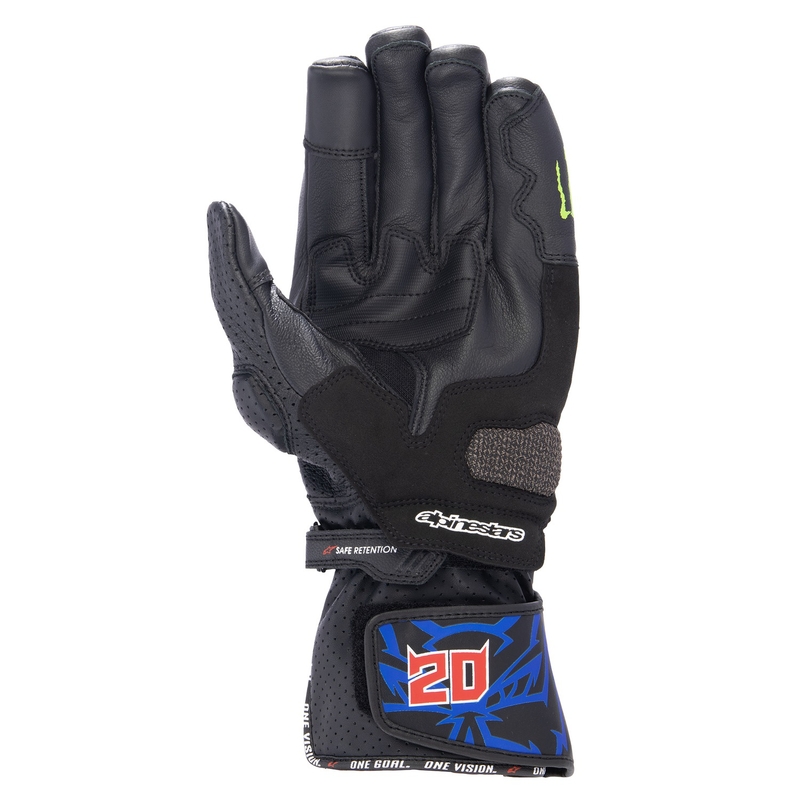 Alpinestars SP-8 3 Monster FQ20 Μαύρο-κόκκινο-μπλε-λευκό Γάντια μοτοσικλέτας