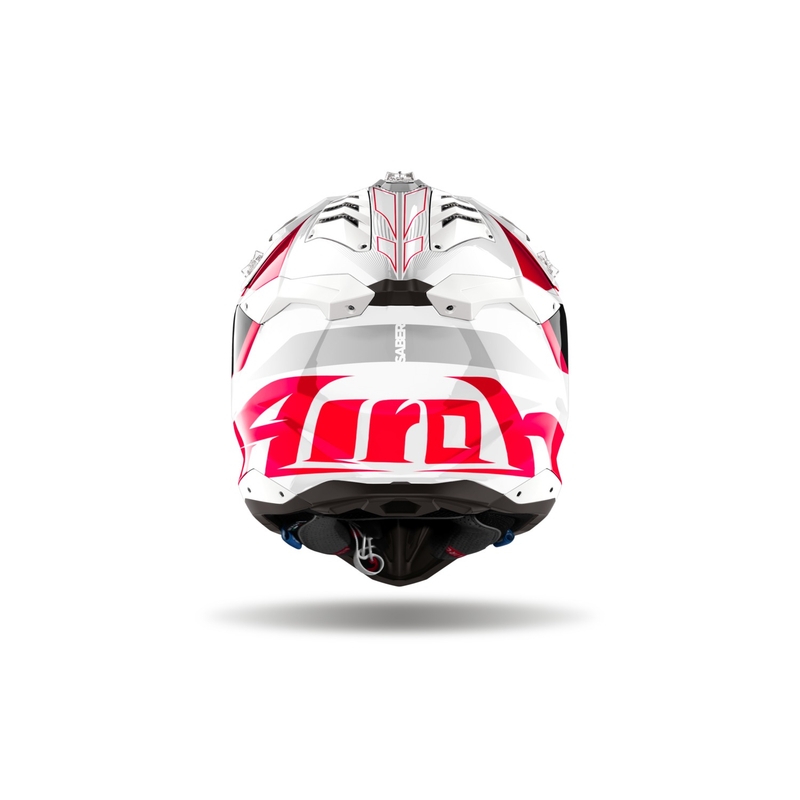 Κράνος Airoh Aviator 3 Saber Motocross Γυαλιστερό Κόκκινο