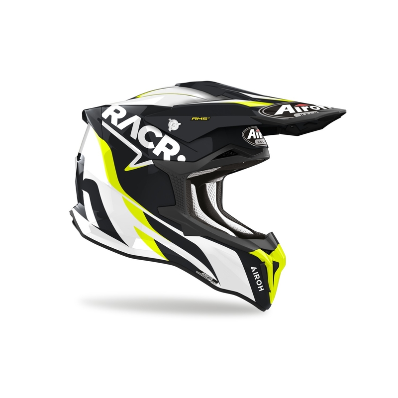 Κράνος Motocross Airoh Strycker Racr 2024 γυαλιστερό προσφορά
