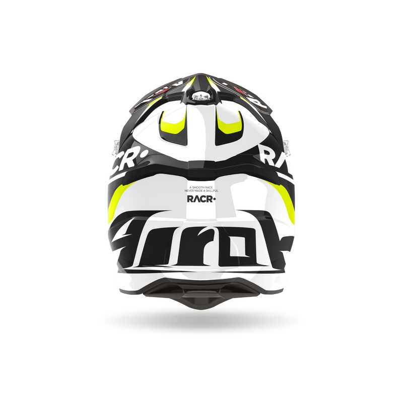Κράνος Motocross Airoh Strycker Racr 2024 γυαλιστερό προσφορά