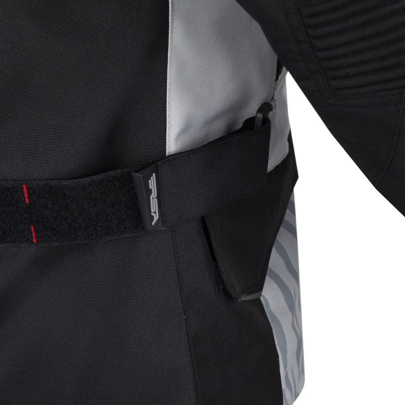 Μπουφάν μοτοσικλέτας RSA Dakar 2 μαύρο-γκρι-κόκκινο