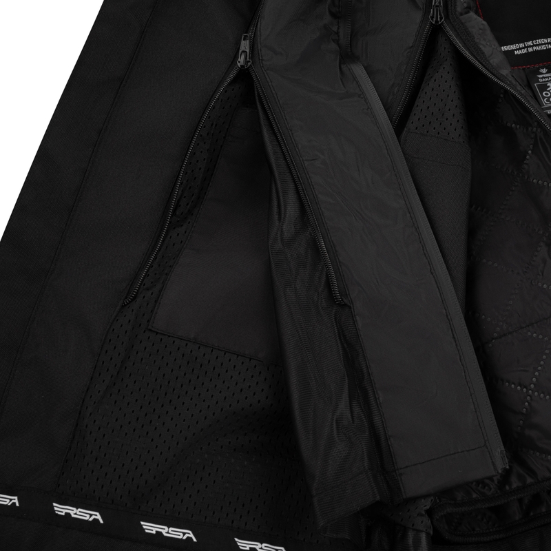 Μπουφάν μοτοσικλέτας RSA Dakar 2 μαύρο-γκρι-κόκκινο