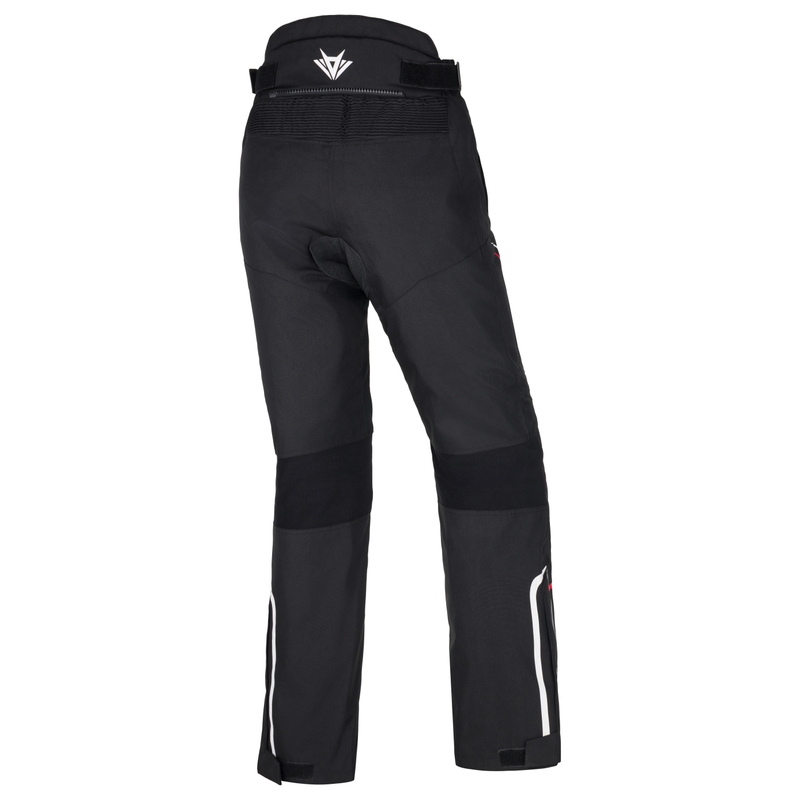 Γυναικείο παντελόνι μοτοσικλέτας RSA Wasp μαύρο, λευκό και κόκκινο