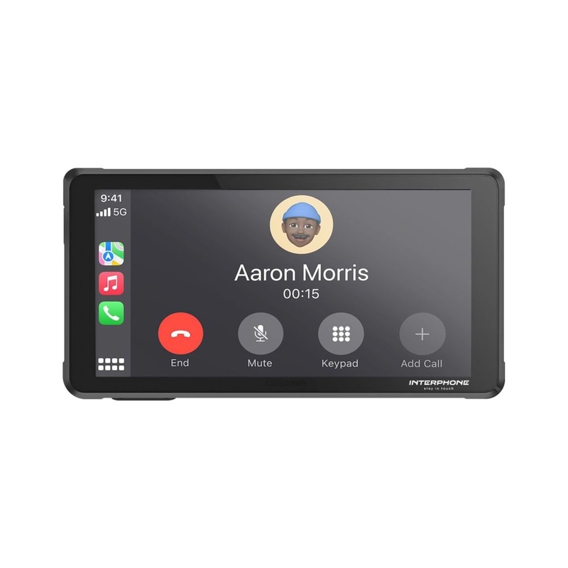 Interphone RIDESYNC Οθόνη Apple CarPlay και Android Auto για μοτοσικλέτες