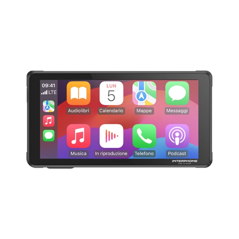 Interphone RIDESYNC Οθόνη Apple CarPlay και Android Auto για μοτοσικλέτες