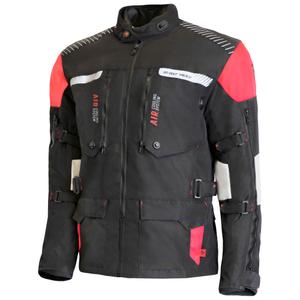 Street Racer All Season Μαύρο-Γκρι-Κόκκινο μπουφάν μοτοσικλέτας