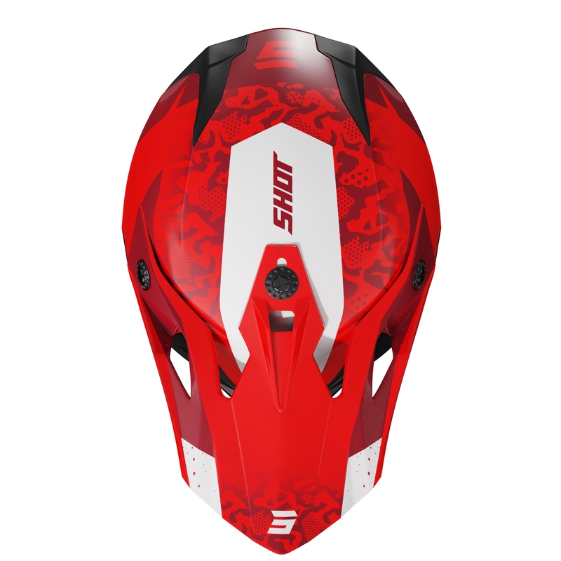 Παιδικό κράνος motocross Shot Pulse Airfit γυαλιστερό κόκκινο προσφορά