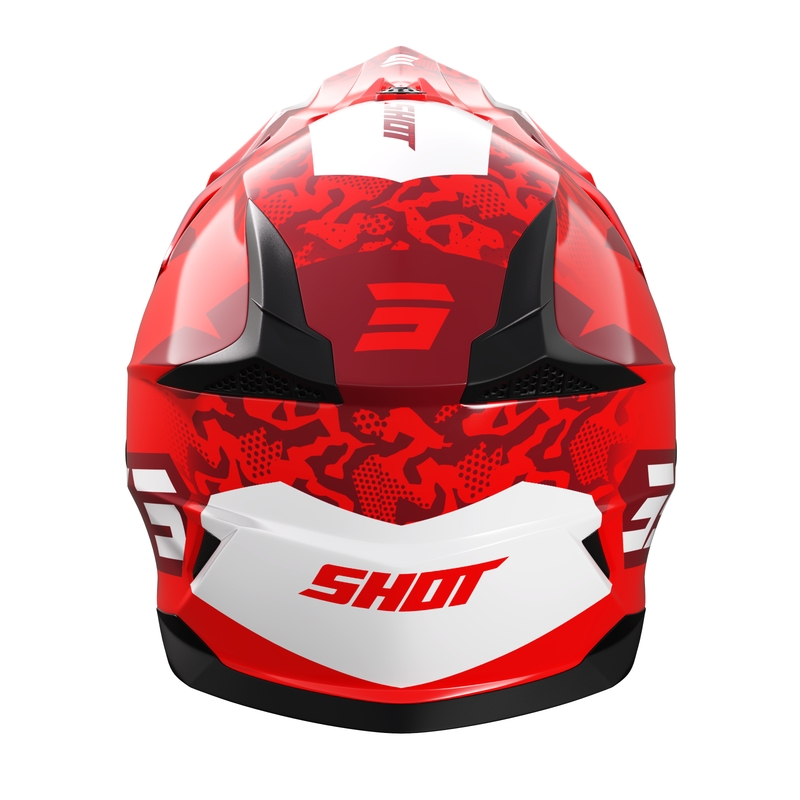 Παιδικό κράνος motocross Shot Pulse Airfit γυαλιστερό κόκκινο προσφορά
