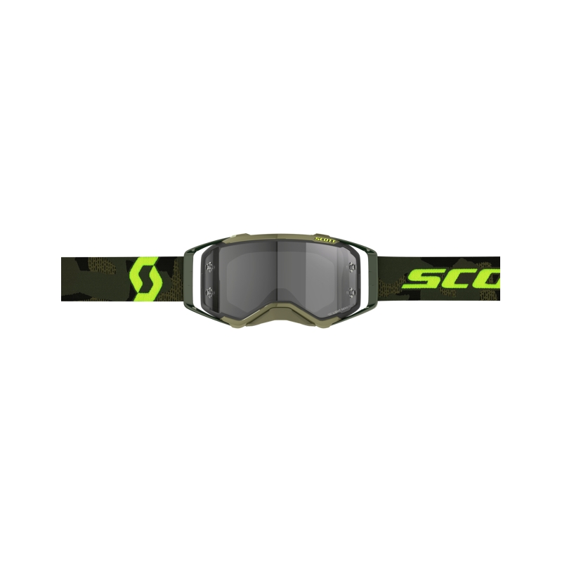 Γυαλιά motocross Scott Prospect LS χακί-φλούο κίτρινο-φωτεινό γκρι
