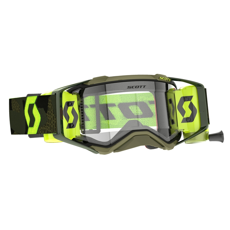Motokrosové brýle Scott Prospect Super WFS khaki-fluo žluté