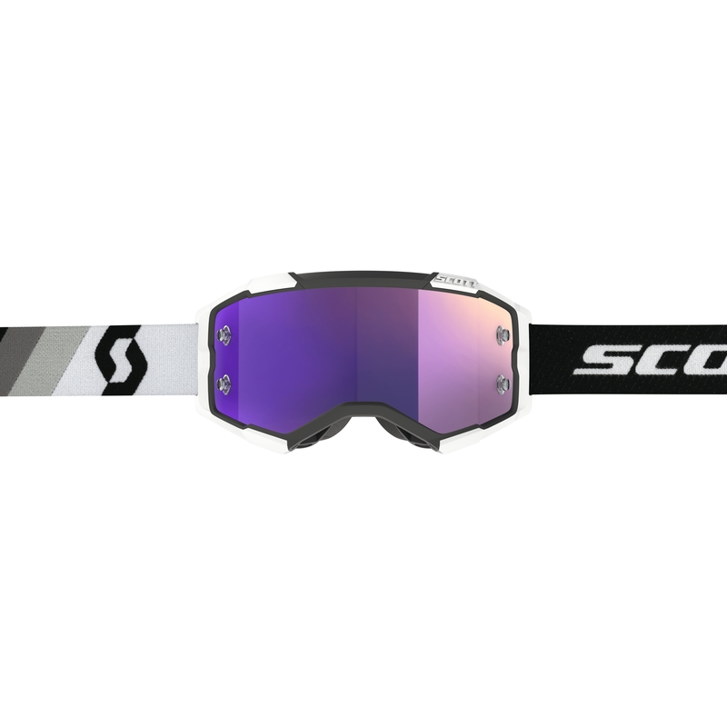Scott Fury CH Premium γυαλιά motocross μαύρα, λευκά και μοβ