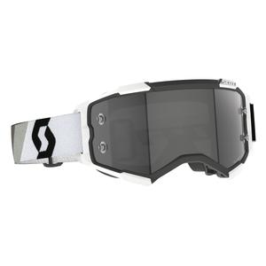 Scott Fury LS Premium γυαλιά Motocross μαύρα, λευκά και γκρι