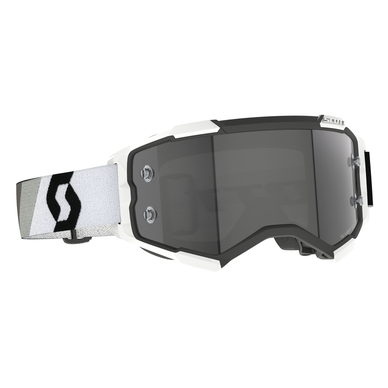 Scott Fury LS Premium γυαλιά Motocross μαύρα, λευκά και γκρι