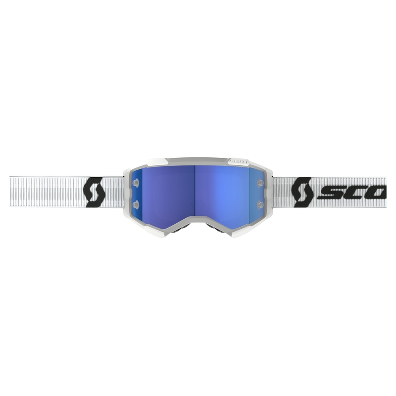 Scott Fury CH motocross γυαλιά λευκό και μπλε