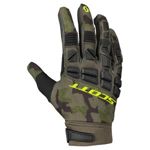Γάντια μοτοσικλέτας SCOTT X-PLORE PRO army-πράσινο-κίτρινο