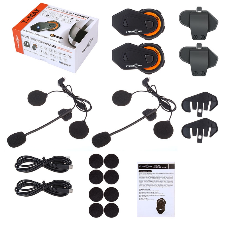 Sada 2 ks Bluetooth Intercomu T-MAX
