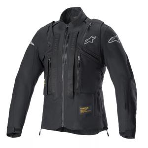 Alpinestars Techdura μαύρο ανακλαστικό μπουφάν μοτοσικλέτας