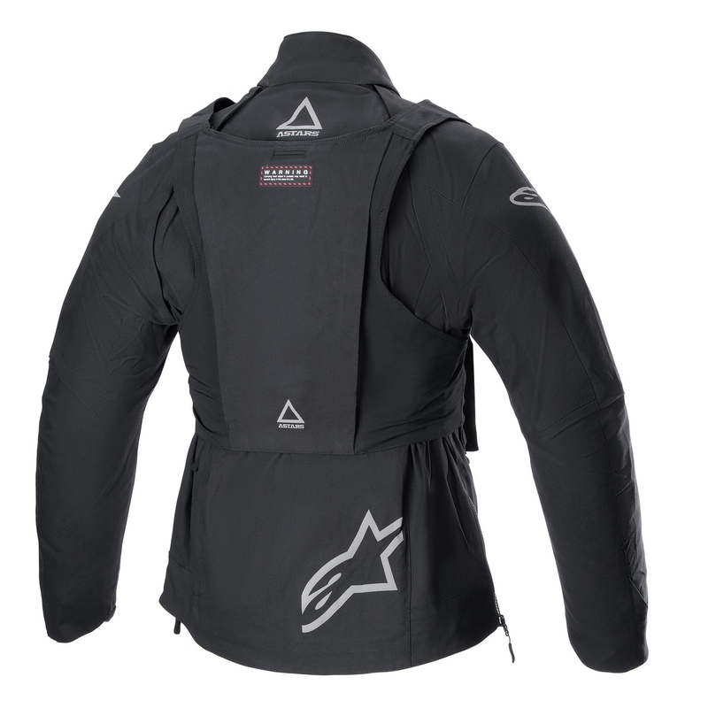 Alpinestars Techdura μαύρο ανακλαστικό μπουφάν μοτοσικλέτας