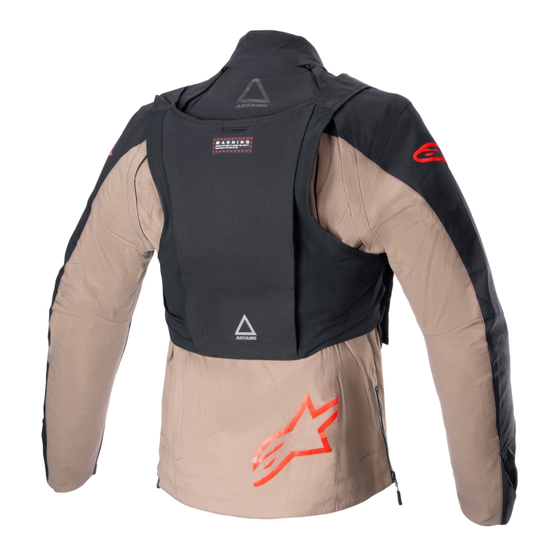 Alpinestars Techdura Μαύρο και καφέ μπουφάν μοτοσικλέτας