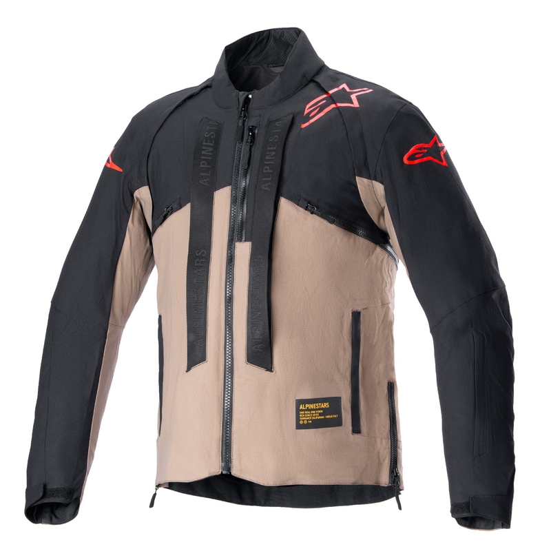 Alpinestars Techdura Μαύρο και καφέ μπουφάν μοτοσικλέτας