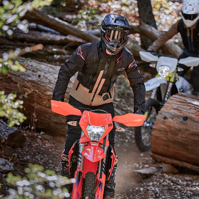 Alpinestars Techdura Μαύρο και καφέ μπουφάν μοτοσικλέτας