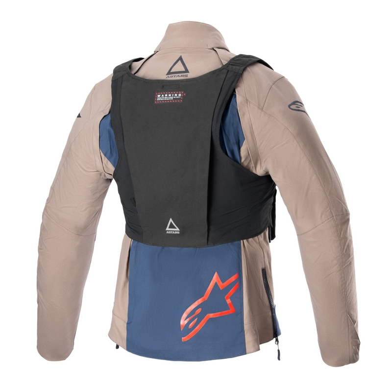 Alpinestars Techdura Μαύρο-Καφέ-Σκούρο μπλε μπουφάν μοτοσικλέτας