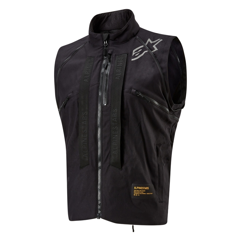 Alpinestars Techdura Μαύρο-Καφέ-Σκούρο μπλε μπουφάν μοτοσικλέτας