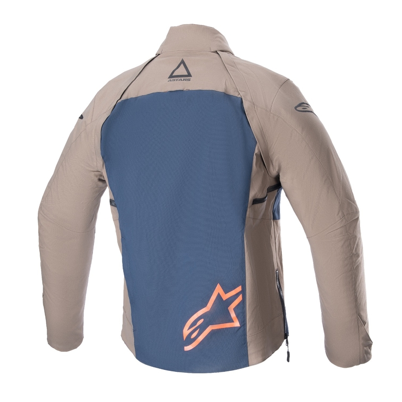 Alpinestars Techdura Μαύρο-Καφέ-Σκούρο μπλε μπουφάν μοτοσικλέτας