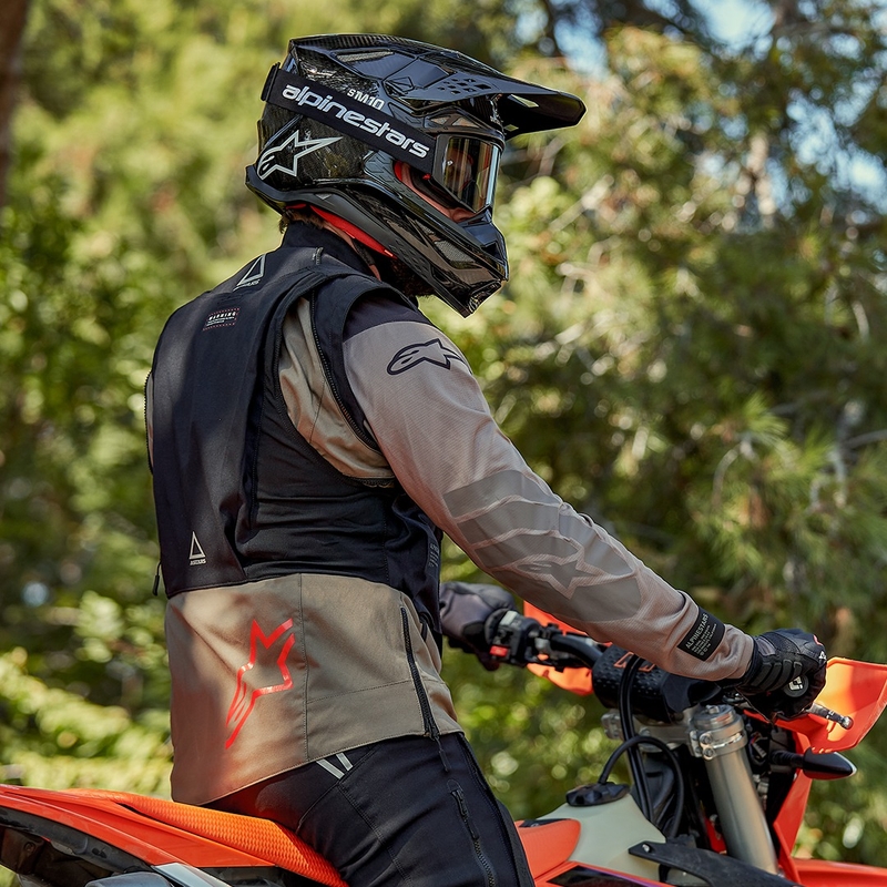 Alpinestars Techdura Μαύρο-Καφέ-Σκούρο μπλε μπουφάν μοτοσικλέτας