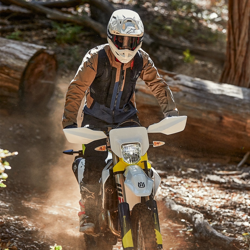 Alpinestars Techdura Μαύρο-Καφέ-Σκούρο μπλε μπουφάν μοτοσικλέτας