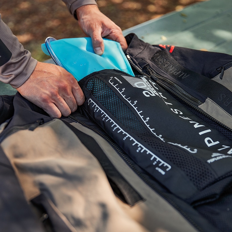 Alpinestars Techdura Μαύρο-Καφέ-Σκούρο μπλε μπουφάν μοτοσικλέτας