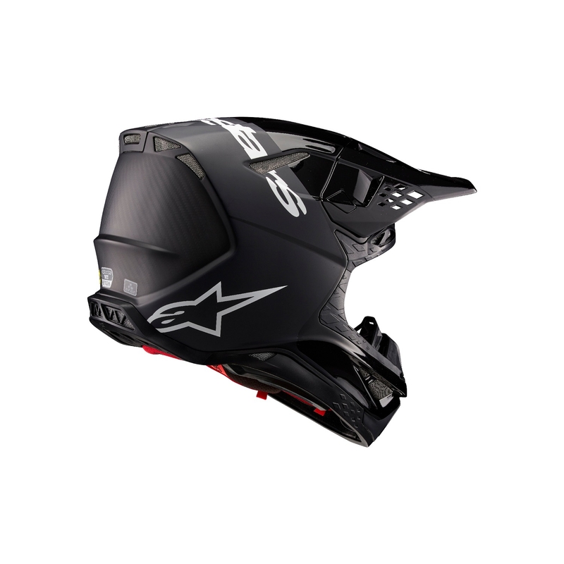 Alpinestars Supertech S-M10 Flood Κράνος Motocross μαύρο-σκούρο γκρι