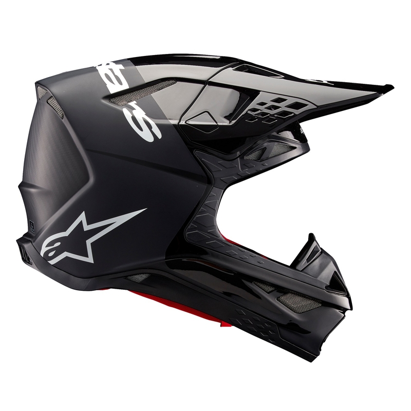 Alpinestars Supertech S-M10 Flood Κράνος Motocross μαύρο-σκούρο γκρι