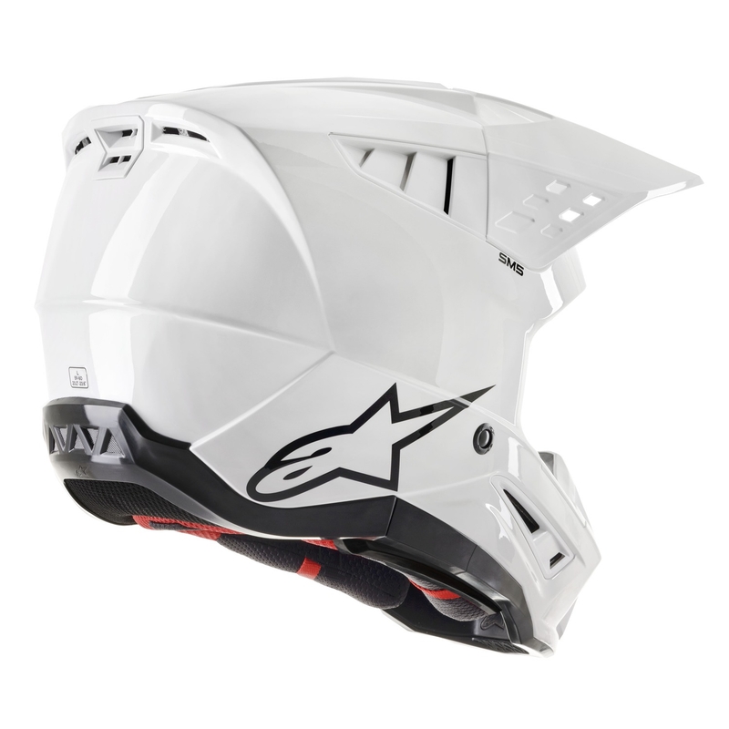Alpinestars S-M5 Στερεό κράνος Motocross Λευκό