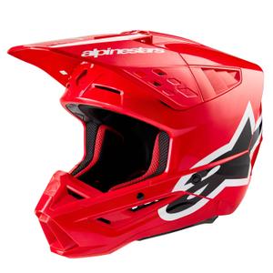 Alpinestars S-M5 Corp κόκκινο κράνος motocross