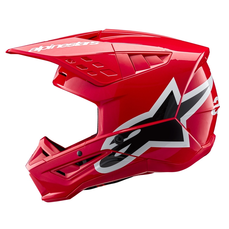 Alpinestars S-M5 Corp κόκκινο κράνος motocross