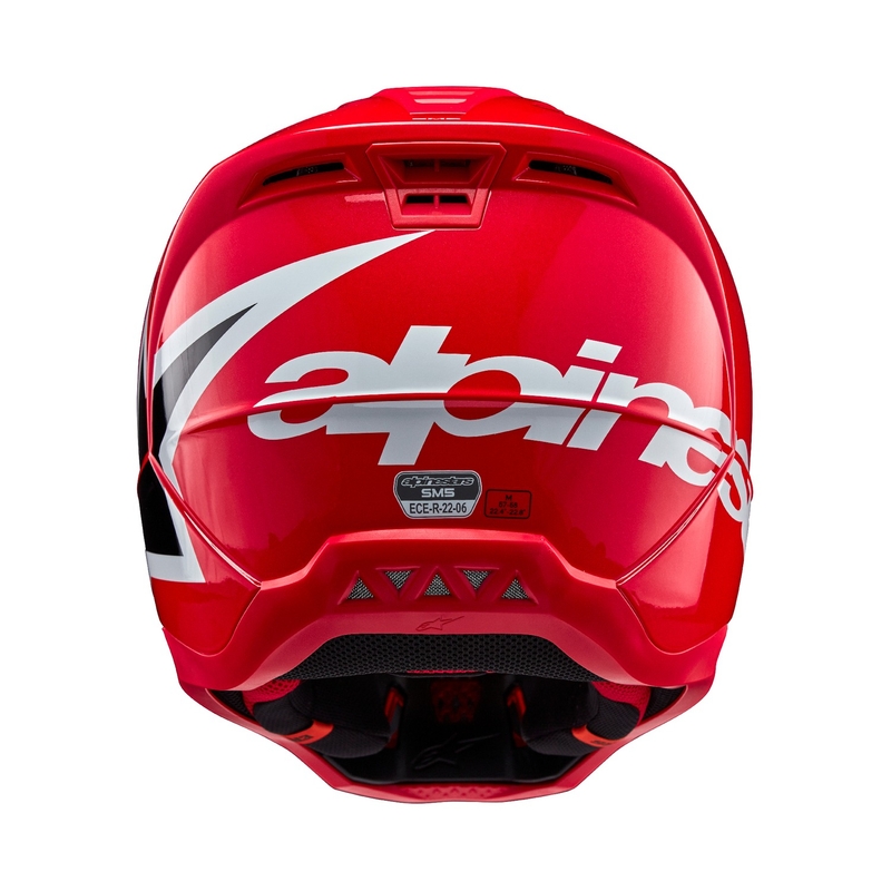 Alpinestars S-M5 Corp κόκκινο κράνος motocross