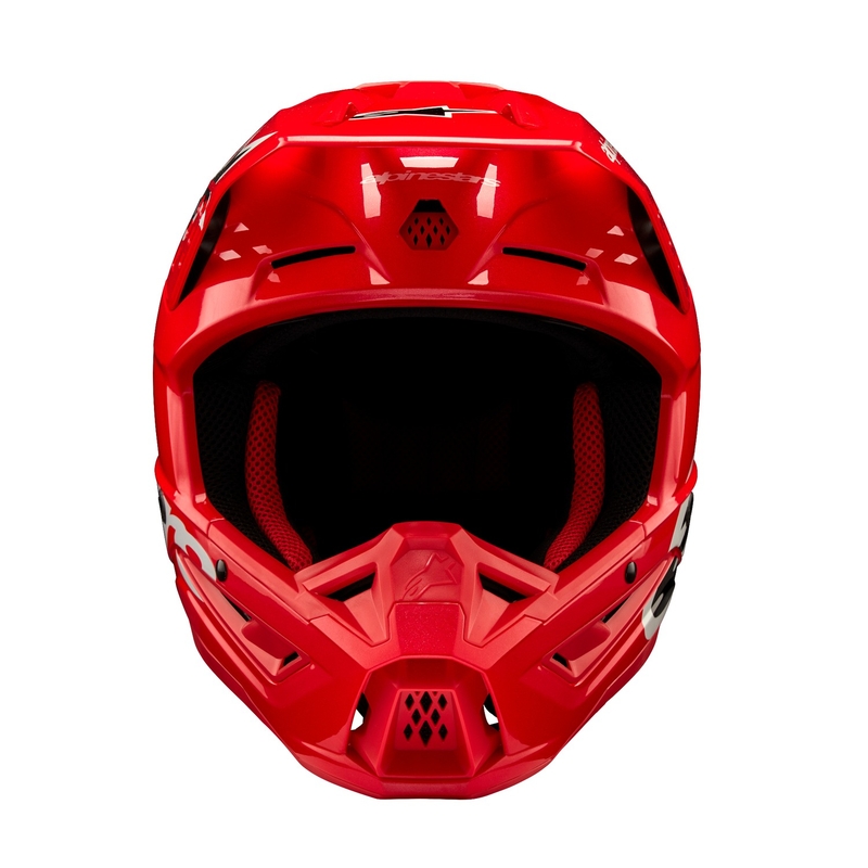 Alpinestars S-M5 Corp κόκκινο κράνος motocross