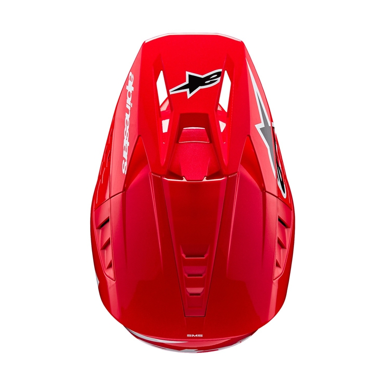 Alpinestars S-M5 Corp κόκκινο κράνος motocross