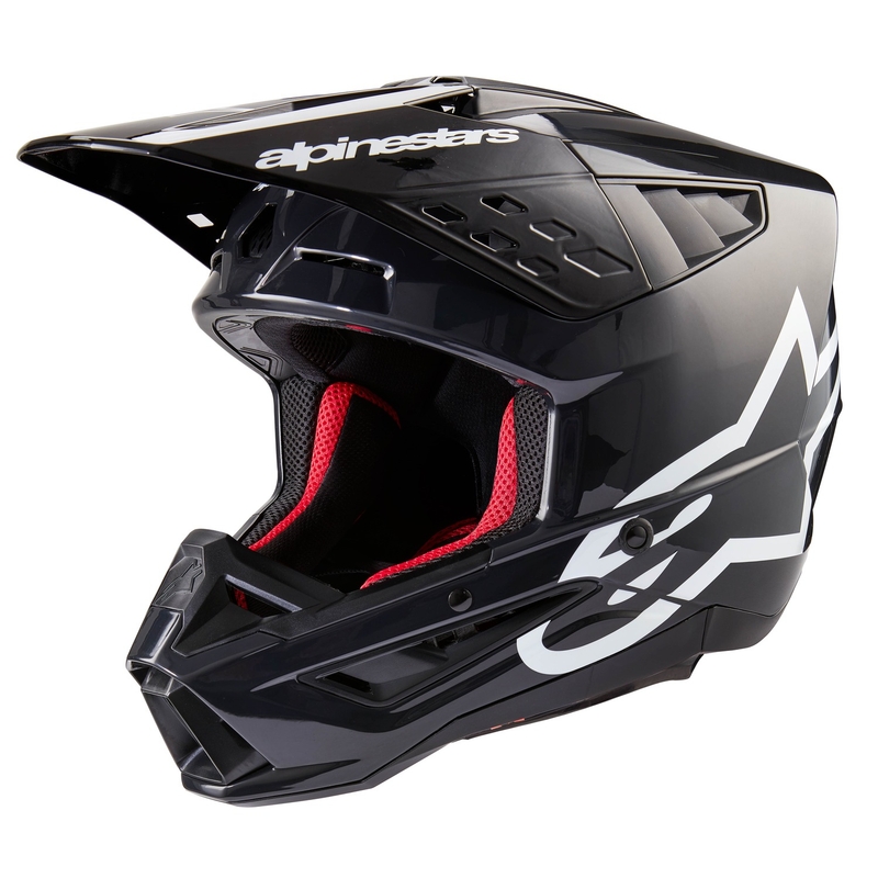 Alpinestars S-M5 Corp κράνος motocross σκούρο γκρι